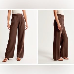 Abercrombie and Fitch Women’s Tailored Wide Leg Pants